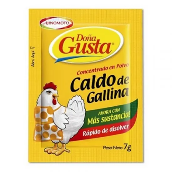 Doña Gusta (Caldo de Gallina) x 10 unidades