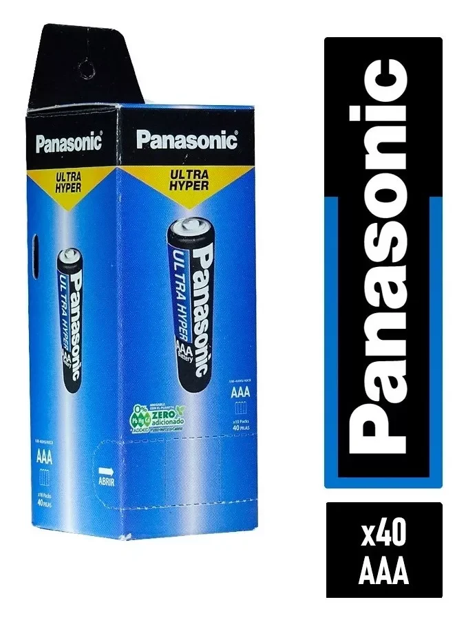 Pilas Panasonic AAA x 40 unidades