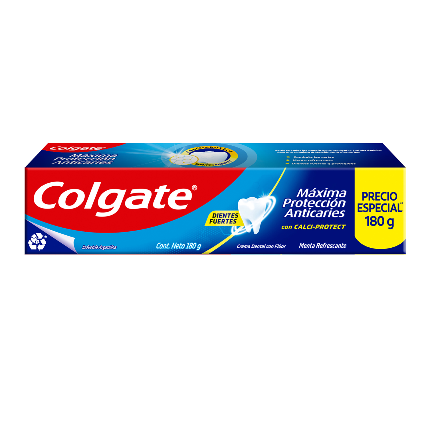 Dentrifico Colgate de 180g x 12 unidades